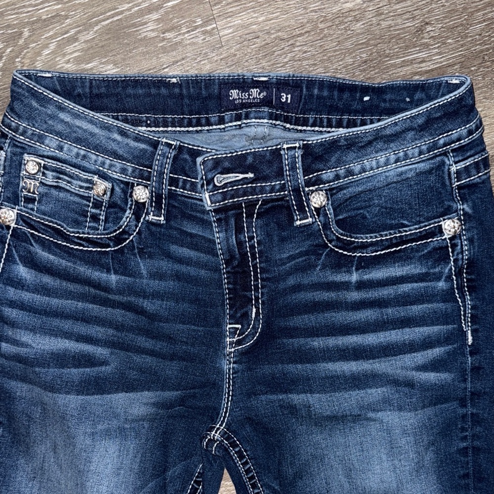 Miss Me Dark Blue Skinny Jeans
